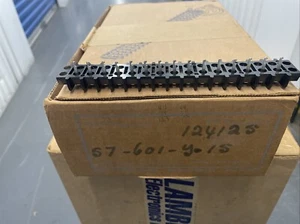 2 x KULKA 601  9 Position Terminal Block, Dual Row  Strips (16D3) - Picture 1 of 5