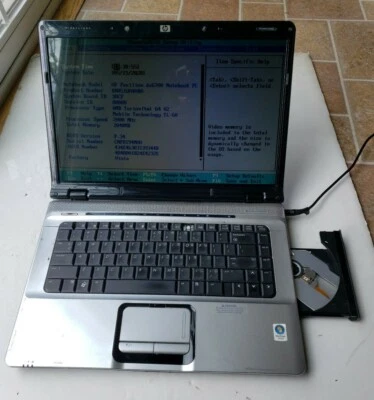 HP Pavilion DV6000 AMD Turion 64 X2 2GB RAM 0GB HDD  - Image 1 of 4