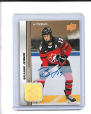 2023 UD TEAM CANADA JUNIORS + WOMEN AUTOGRAPH CARD # 54 BRIANNE JENNER