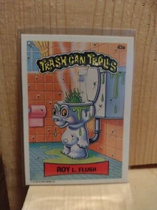 Trolls Topps 1992 bote de basura. ROY L. FLUSH. #43a. BOXTCT - Imagen 1 de 2