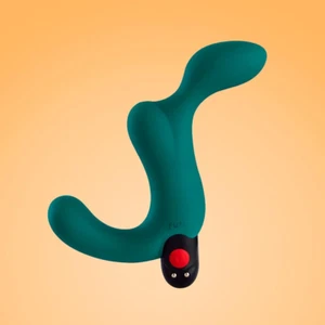 Fun Factory Duke Prostate Vibrator Blue Silicone Wearable w/ Partners or Solo - Picture 1 of 7