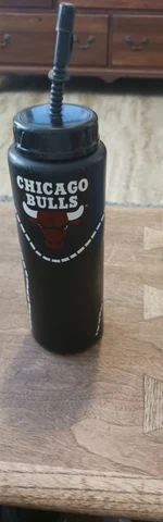 Michael Jordan McDonald’s Hand Size Water Bottle 1992 Chicago Bulls Black Cover