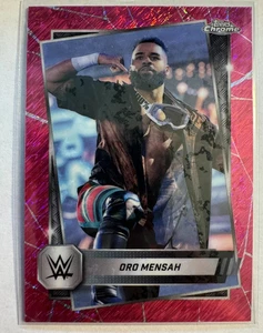 Oro Mensah 2025 Topps Chrome WWE Pink Shimmer Refractor #90 - Bild 1 von 1