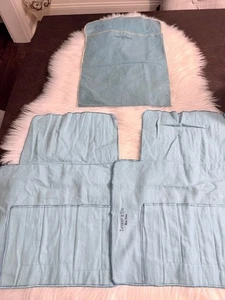 VTG TIFFANY & CO & GORHAM STERLING SILVER TARNISH 6 SLOT FLATWEAR ROLL BAG x 3 - Picture 1 of 12