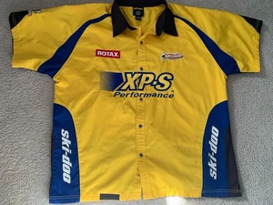 Vintage 00s Ski Doo Bombardier XPS Team Snowmobile Jersey Shirt Size XL - Bild 1 von 8