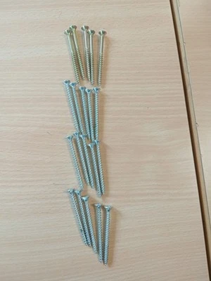 Viti autofilettanti inox A4 AISI 316 testa goccia sego DIN 7983 busta 10 pezzi - Immagine 1 di 4