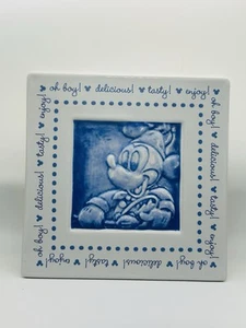 Disney 2005 Gourmet Chef Mickey Untersetzer Fliese 6 Zoll - Bild 1 von 4