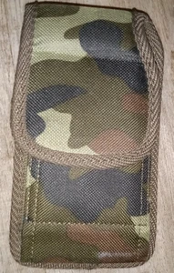 Cell Phone Pouch Tactical Holster Metal Belt Clip (Camo) - Picture 1 of 3