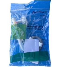 AMBU Bag SPUR II Reanimador Pediátrico Niño Pequeño Mascarilla Nasal/Oral Uso Único - Imagen 1 de 2