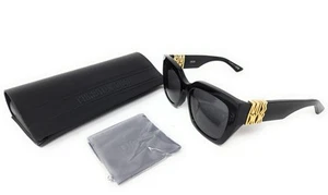 Authentic CHRISTIAN DIOR MissDior S2F Square Sunglasses, Black Frame- Gray Lens - Picture 1 of 8