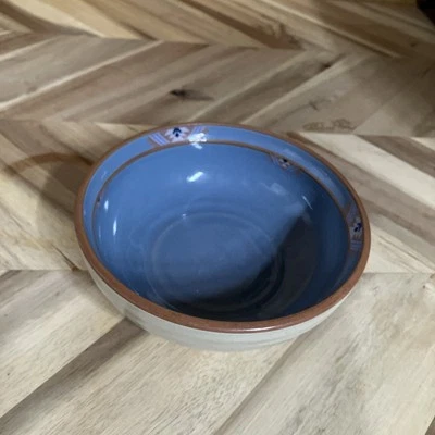 Gres Noritake Blue Adobe 8678 - Tazón de sopa de cereales años 80 90 - De colección - Japón Foto 1 de 4