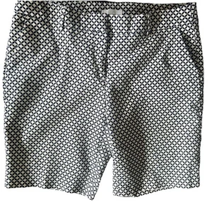 Clothing Women Bermuda Shorts Dalia 8 Casual Chino White Black Free Ship - Picture 1 of 4