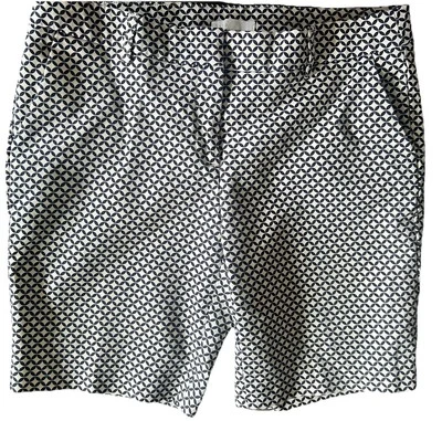 Clothing Women Bermuda Shorts Dalia 8 Casual Chino White Black Free Ship - Image 1 of 4