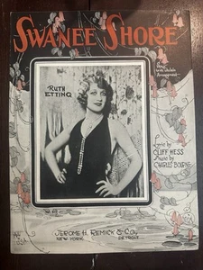 A 1927 Ruth Etting spartiti musicali SWANEE SHORE - Foto 1 di 1