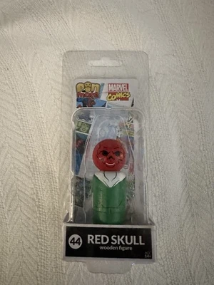 Pin de madera The Red Skull Mates Marvel Comics figura juguete nuevo nuevo en paquete 2017 Foto 1 de 2