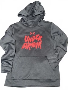 Under Armour Graphic Hoodie Größe Youth Large - schwarz & rot  - Bild 1 von 6