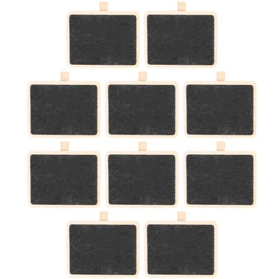 10Pcs Decorative Mini Blackboard Clips for Memo and Photo Display Holders - Image 1 of 4