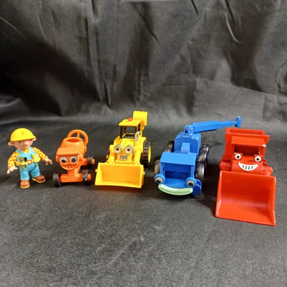 Vintage Racing Champions 1998 Bob The Builder Characters + Bob Figure 5 Set - Image 1 of 4