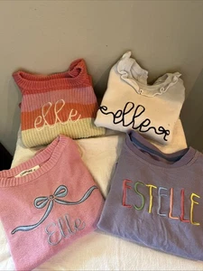 Pullover & Tops mit Monogramm "Elle" Größe 2-3 - Bild 1 von 3