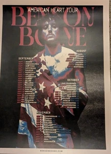 Offizielles Benson Boone "American Heart World Tour" 2025 Tour Konzert Poster - Bild 1 von 1