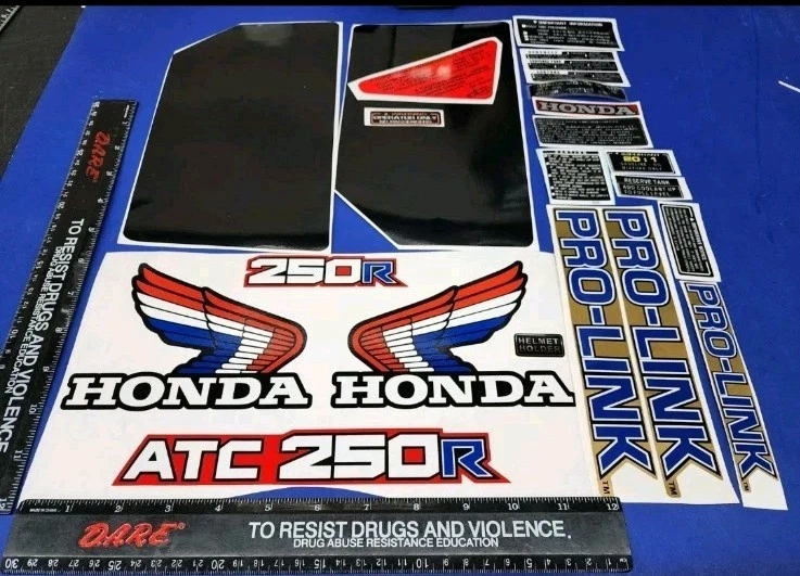1986 HONDA ATC 250R ATC250R Fits OEM MAIER KXT STICKERS DECALS 1985 85  fenders - Image 1 of 1