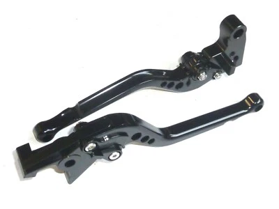 TRIUMPH BONNEVILLE T120 2016-2025 LARGO NEGRO FRENO Y EMBRAGUE PALANCA CARRETERA PISTA Foto 1 de 4