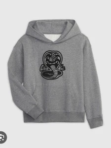 New Cobra Kai Logo Kids Medium Hoodie Fleece Sweatshirt & Sweatpants Set - Picture 1 of 2
