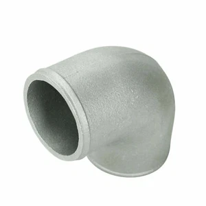 Intercooler de tubo de 90 grados codo de aluminio fundido de 2,75" curva apretada toma turbo - Imagen 1 de 7