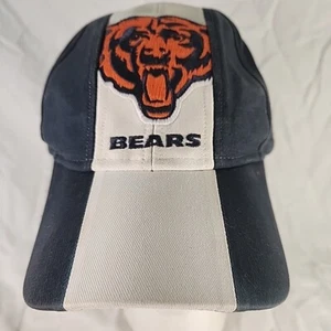 CHICAGO BEARS Cap Team Logo NFL Unisex Blue Orange Hat Hook & Loop Adjustable - Picture 1 of 10