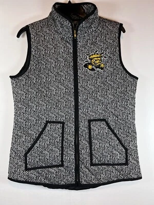 Wichita State Shockers University Gameday Couture Puffer Vest Size L Herringbone - Image 1 of 4