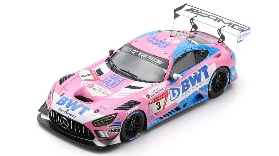 Modellino auto scala 1:18 Spark Model MERCEDES GT3 24H NURBURGRING 2022 racing - Immagine 1 di 1