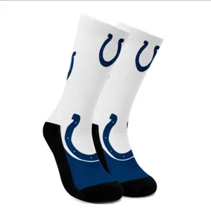 Indianapolis Colts Socks Unisex One Size Fits Most NFL Football Teams - Picture 1 of 7