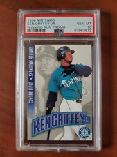 Ken Griffey Jr 1996 Nintendo Winning Run Promo Psa 10 Seattle Mariners