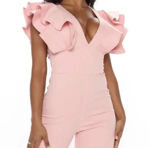 Women Pink Jumpsuit - Picture 1 of 7
