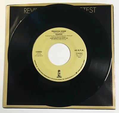 Traffic / Freedom Rider (first time issued as 45 in US) & Paper Sun '85 45 Mint! - Image 1 of 4
