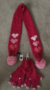 Gap Kids Scarf and Glove Set for Girls - Pink New/NWT - Picture 1 of 2
