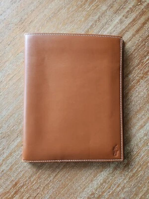 Polo Ralph Lauren Leather Tablet Case Brown Or Black For Original Apple iPad $98 - Image 1 of 4