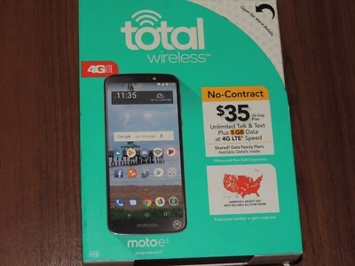 New in Box - Moto E5 - Total Wireless PREPAID 5.7" HD 16GB - OPK-TWXT1920DCP - Image 1 of 2