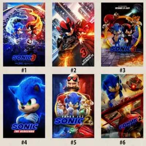 The Sonic Movies 2024 Posters, Movie Poster, Gif for Fan - Picture 1 of 7