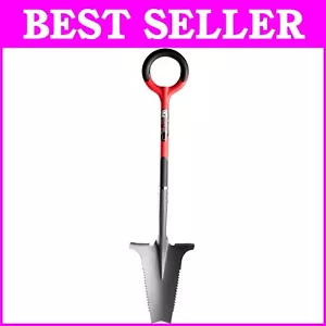 Ergonomic Red Shovel with Serrated Blade - Ideal for Root cutting and Digging - Picture 1 of 9