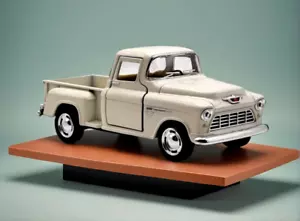 Chevrolet Sidestep 3100 Truck Shoreline White 1:32 Scale Pullback & Go KINSMART - Picture 1 of 12