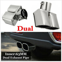 Jaguar XE 230MM 9/" ROUND EXIT EXHAUST TIP TAIL PIPE STAINLESS SCREW ON