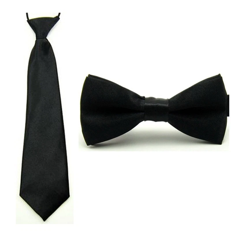 Bebé Niño Pajarita Corbata Escuela Boda Fiesta Niños Pajarita Conjunto a Juego Foto 1 de 1