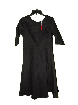 Mint Limit Black Dress Medium Women New Cotton Spandex - Image 1 of 2