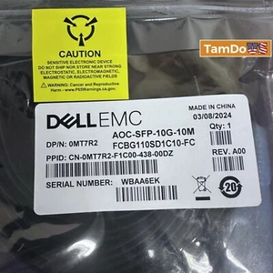 Dell EMC AOC-SFP-10G-10M 10GbE SFP+ Active Optical Cable 10m | FCBG110SD1C10-FC - Picture 1 of 4