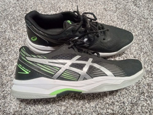 Scarpe da corsa basse Asics Gel Game 8 verde nero uomo US 9