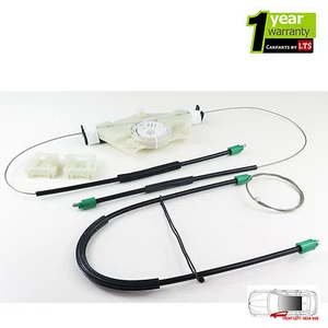 JUEGO DE CABLES DE REPARACIÓN REGULADOR VENTANA SKODA FABIA LADO PASAJERO DELANTERO IZQUIERDO - Imagen 1 de 1