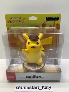 NINTENDO AMIIBO DETECTIVE PIKACHU - NUOVO SIGILLATO NEW SEALED SWITCH 3DS - Picture 1 of 13