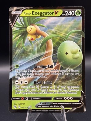 Alolan Exeggutor V 005/078 Pokémon GO Holo - Image 1 of 2