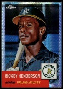 2022 Topps Chrome Platinum Anniversary #433 Rickey Henderson prisma rifrattore - Foto 1 di 2